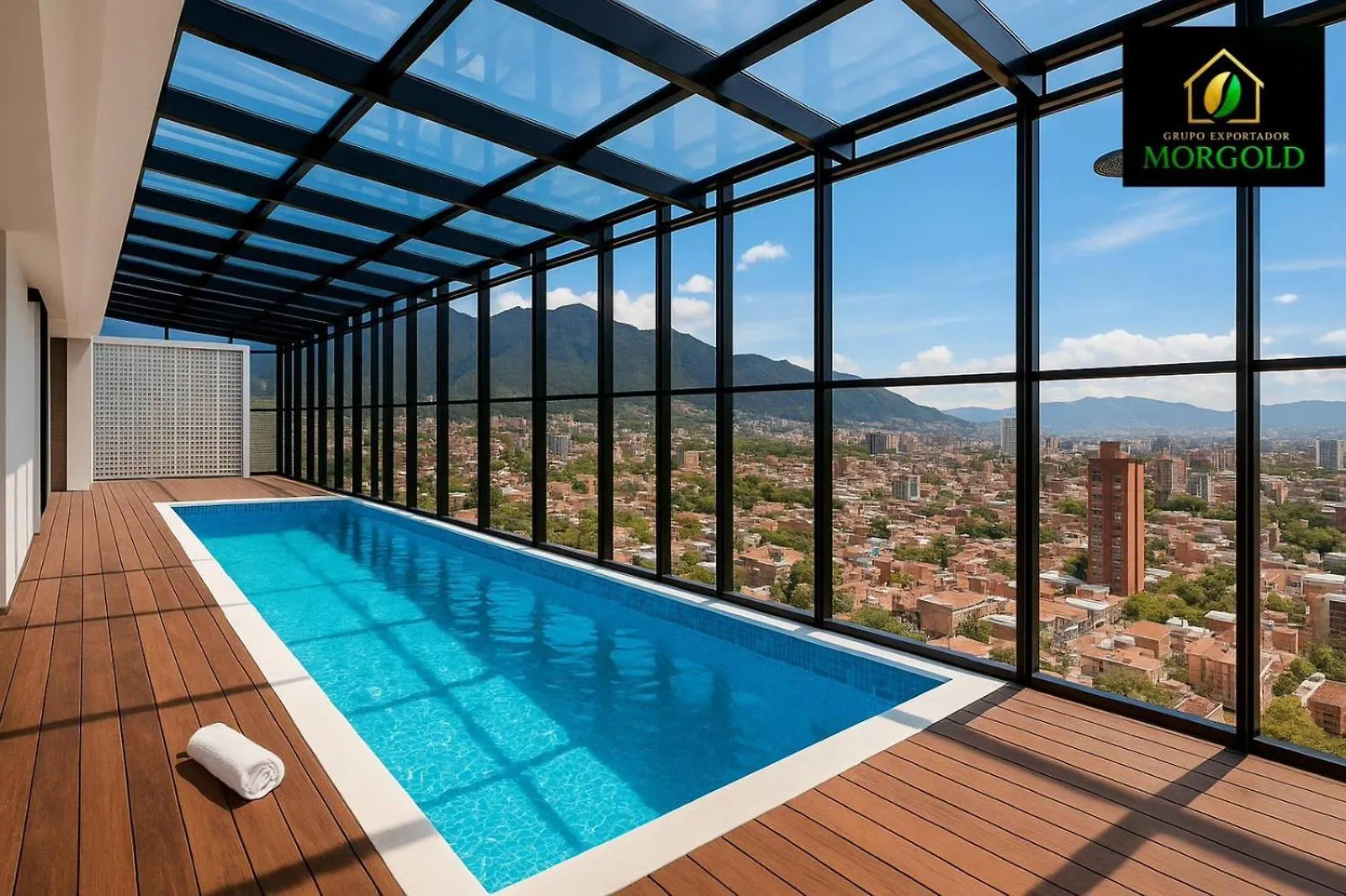 Luxury 1BR Apt with Queen Bed, Pool, City Views! Bogota Apartment